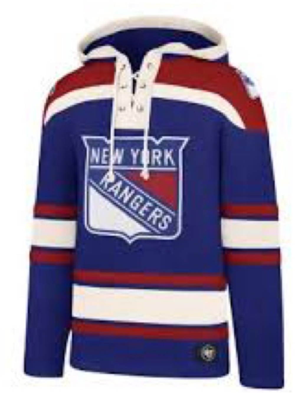 47 Brand New York Rangers Superior Lacer Pullover Hoodie